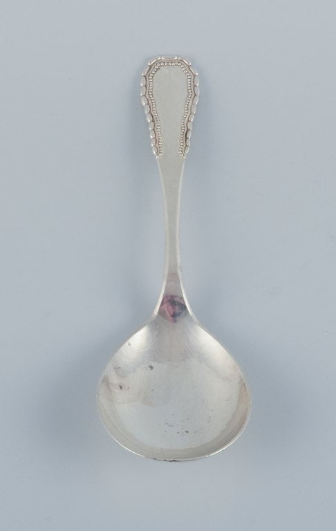 Georg Jensen, Viking, serving spoon in 830 silver. - 2