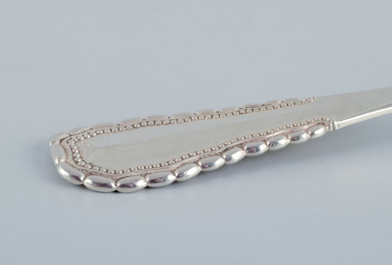 Georg Jensen, Viking, serving spoon in 830 silver. - 3
