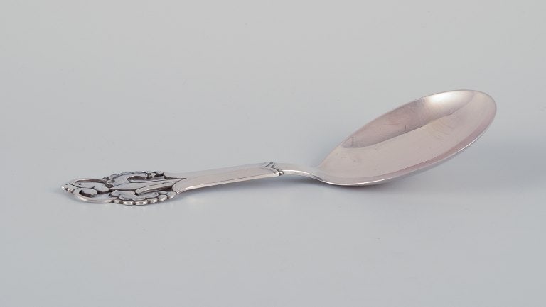 Matthiasen, Danish silversmith. Classic style. Serving spoon in 830 silver. (1 of 5)