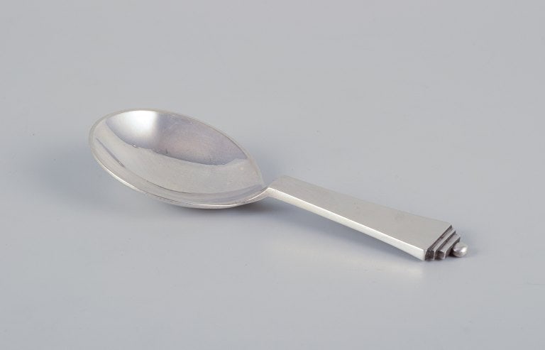 Georg Jensen Pyramid compote spoon in sterling silver. - 3