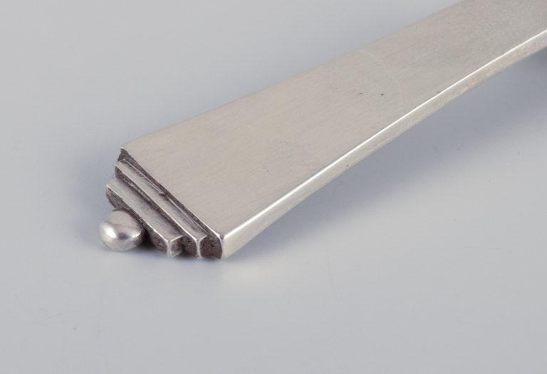 Georg Jensen Pyramid compote spoon in sterling silver. - 4