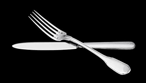 LAPPARRA 204pc. ANTIQUE STERLING SILVER FLATWARE SET + CHEST, LOUIS XV 1850-1899 - 2