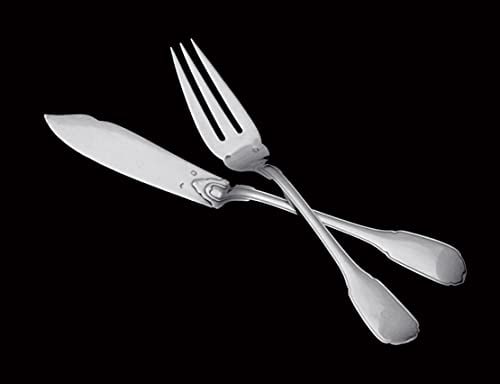 LAPPARRA 204pc. ANTIQUE STERLING SILVER FLATWARE SET + CHEST, LOUIS XV 1850-1899 - 5