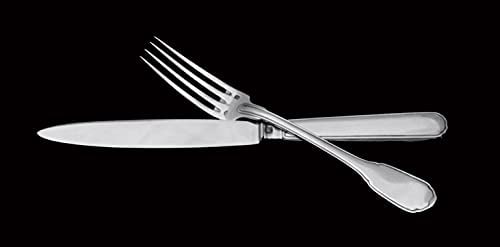 LAPPARRA 204pc. ANTIQUE STERLING SILVER FLATWARE SET + CHEST, LOUIS XV 1850-1899 - 6