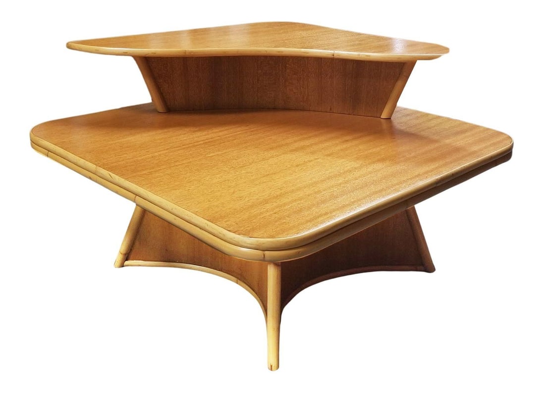 Restored Rattan Living Room Table Set by Herbert & Shirley Ritts - 11