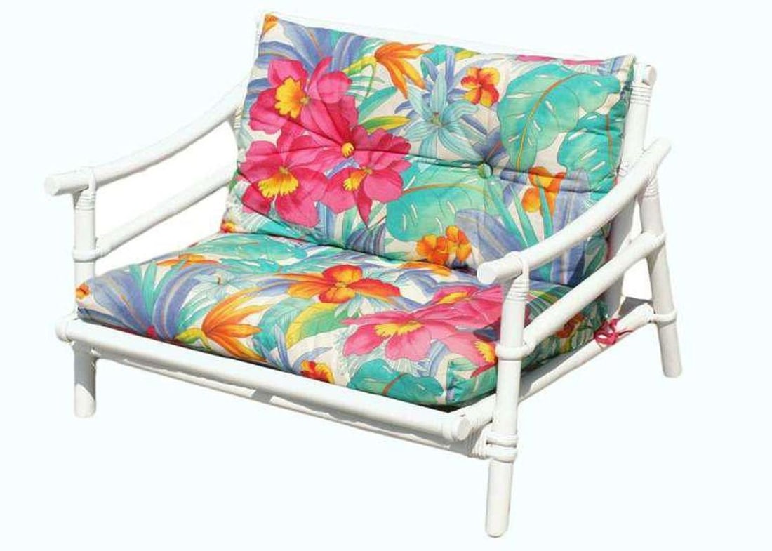 Ficks Reed Restored Vintage Complete Rattan Children's Living-Room Set - 11