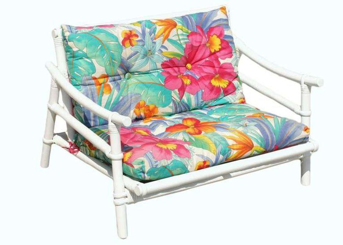 Ficks Reed Restored Vintage Complete Rattan Children's Living-Room Set - 12