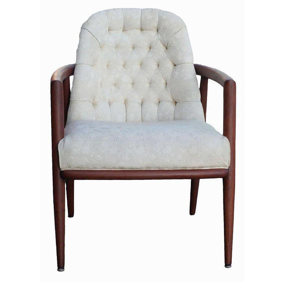 Mid-century Sculpted Teak Occasional Chair by T.H. Robsjohn-Gibbings Widdicomb - 8