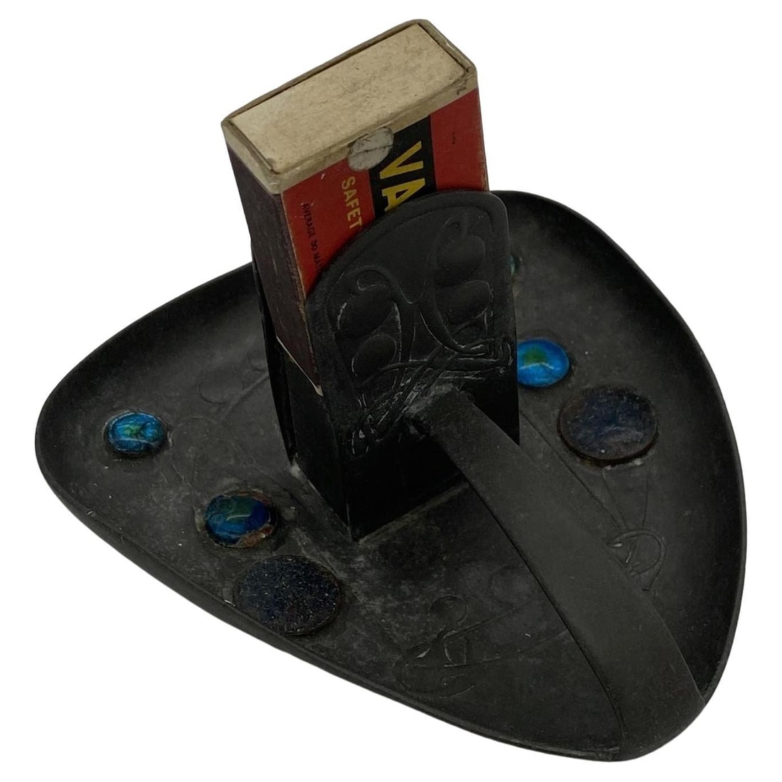 Art Nouveau Pewter Ashtray with Enamel by Archibald Knox for Liberty & Co Circa - 15