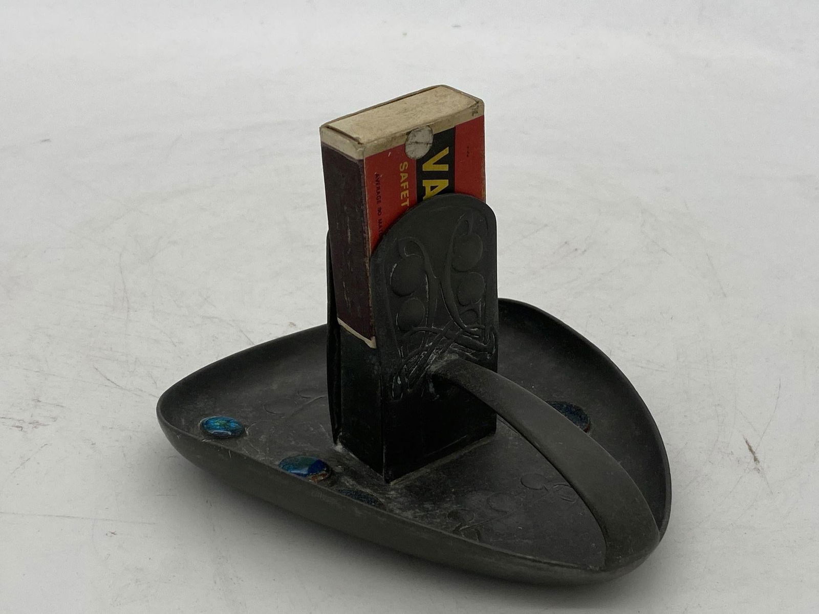 Art Nouveau Pewter Ashtray with Enamel by Archibald Knox for Liberty & Co Circa - 8