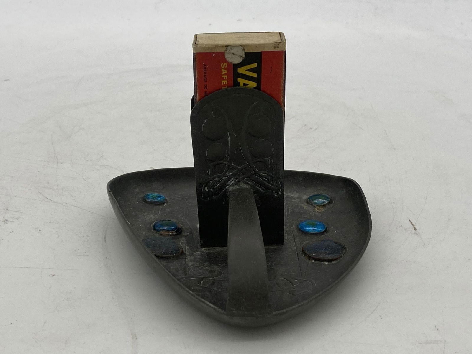 Art Nouveau Pewter Ashtray with Enamel by Archibald Knox for Liberty & Co Circa - 9