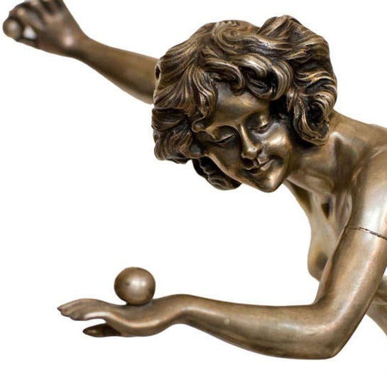 French Art Deco Bronze Figure 'Trickstress' by CJR Colinet - 3