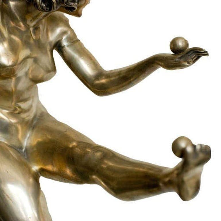 French Art Deco Bronze Figure 'Trickstress' by CJR Colinet - 4