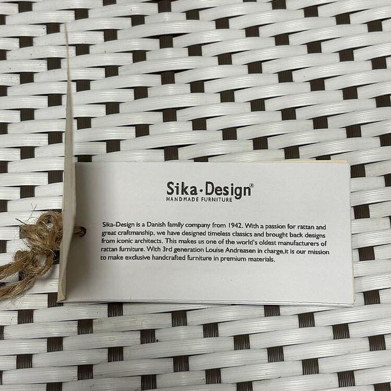 Set of 5 Danish Bistro "Isabell" Rattan Barstools w/ Woven Seat & Back by Sika D - 15