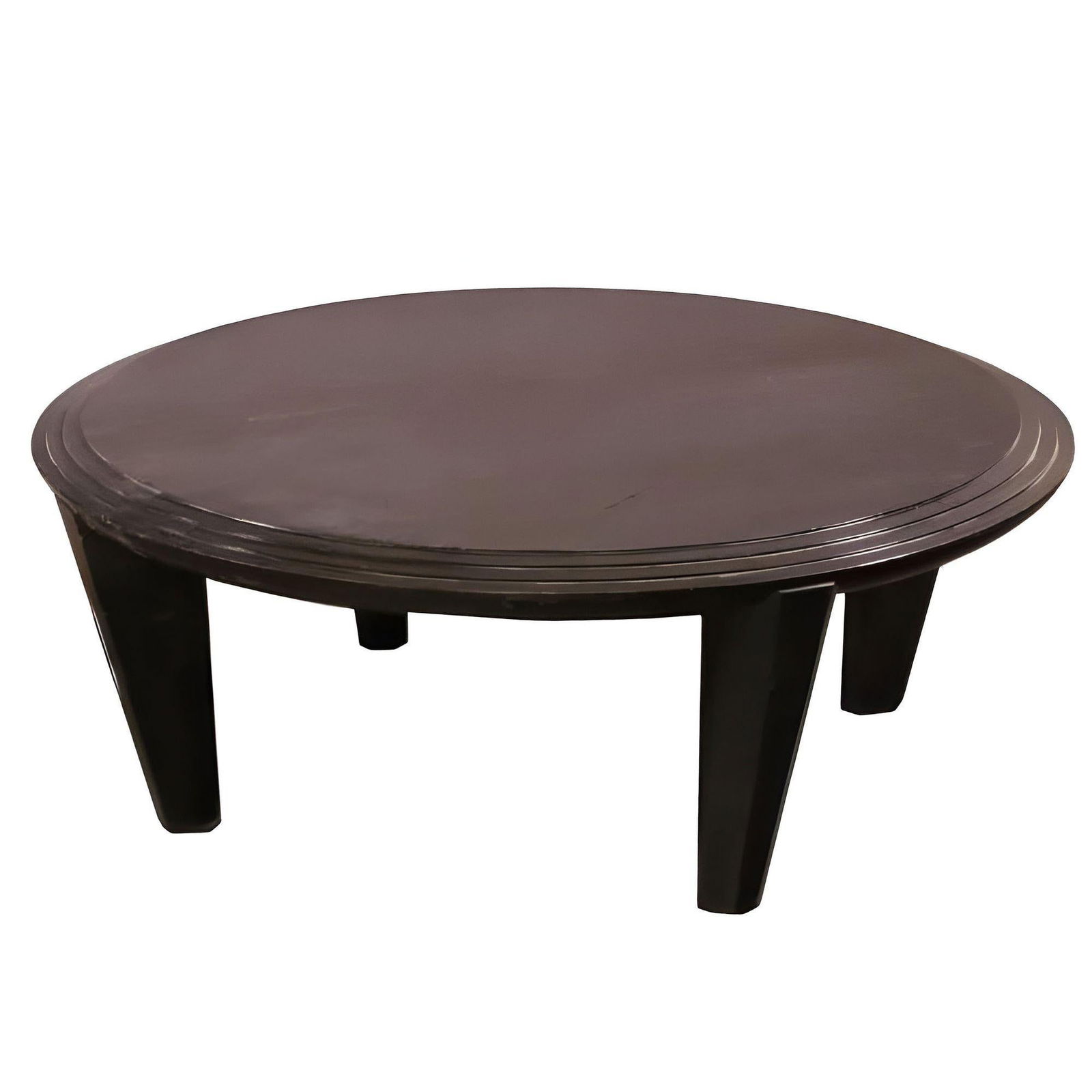 Dakota Jackson "Ocean" Round Honduran Mahogany Coffee Table - 3
