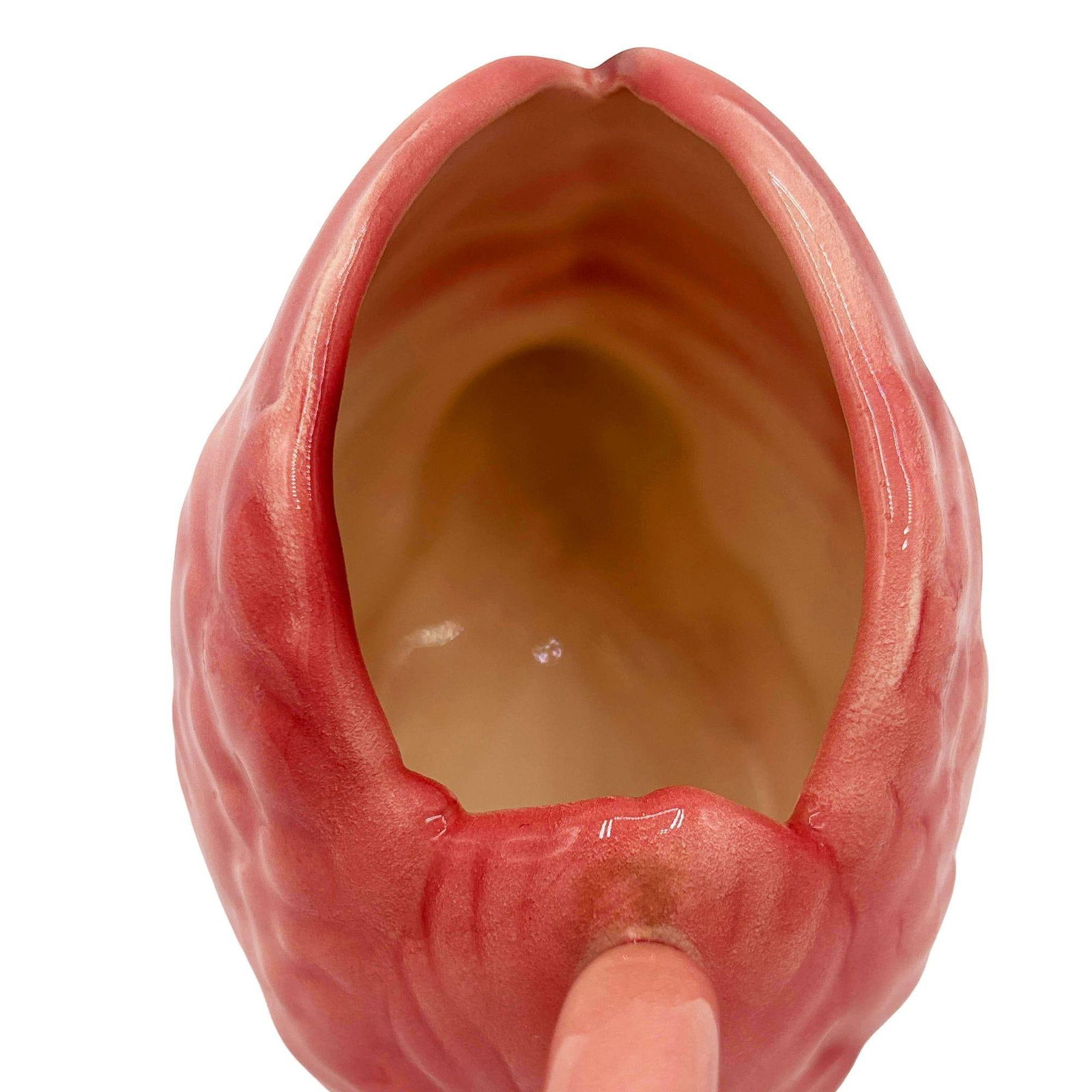 Rare Mid-century Ceramic Pink Flamingo Flower Table Planter Signed Will-George - 5