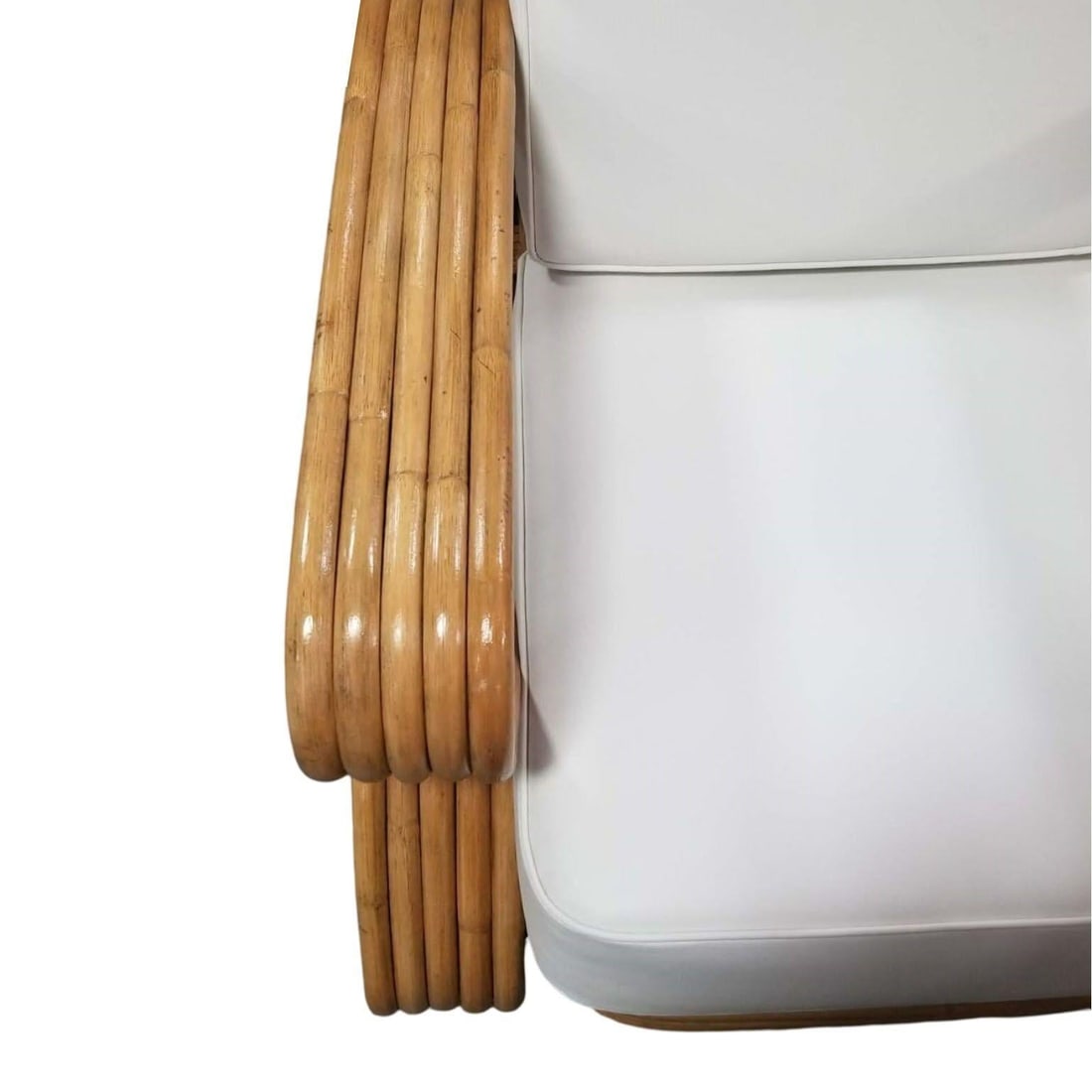 Restored 5-Strand 'Double Triangle' Lounge Chair W/ Floating Seat - 17