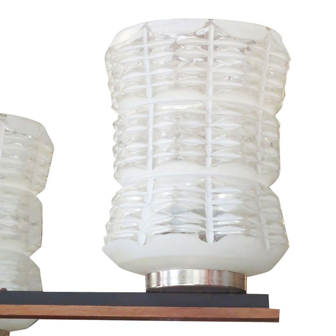 Italian Sputnik Chandelier in Rosewood Chrome with Glass Shades - 3