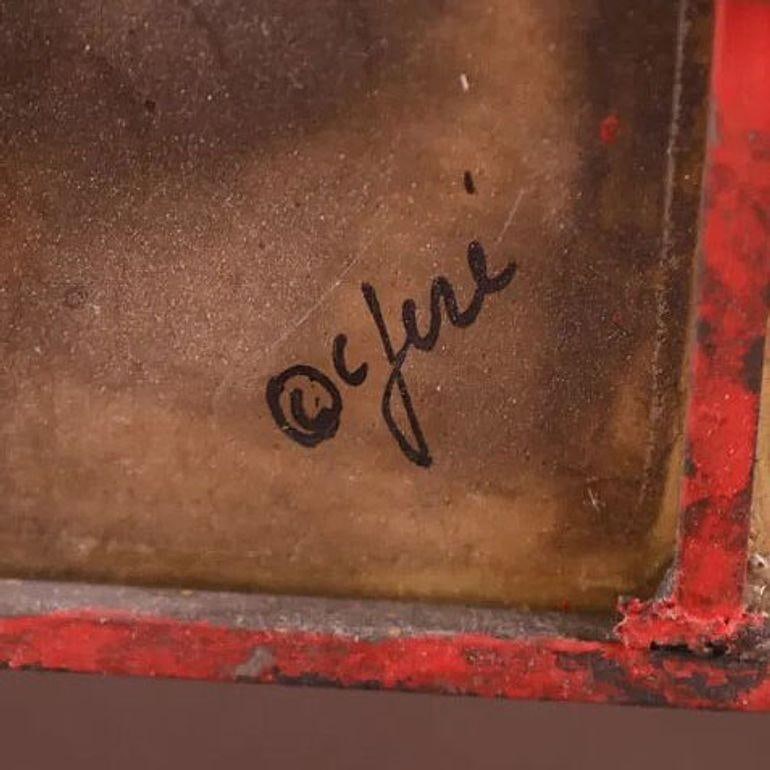 Mid-Century "Blacksmith" Hanging Copper Wall Sculpture by Curtis Jere - 6