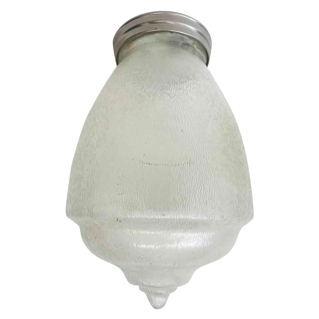 Tall Art Deco Acorn Ceiling Polycarbonate Globe Pendant - 13