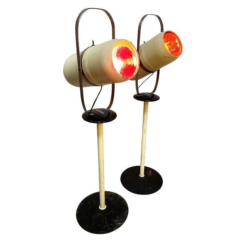 Pair of 1940's Westinghouse Mid-Century Self Tanning Lamp - 19