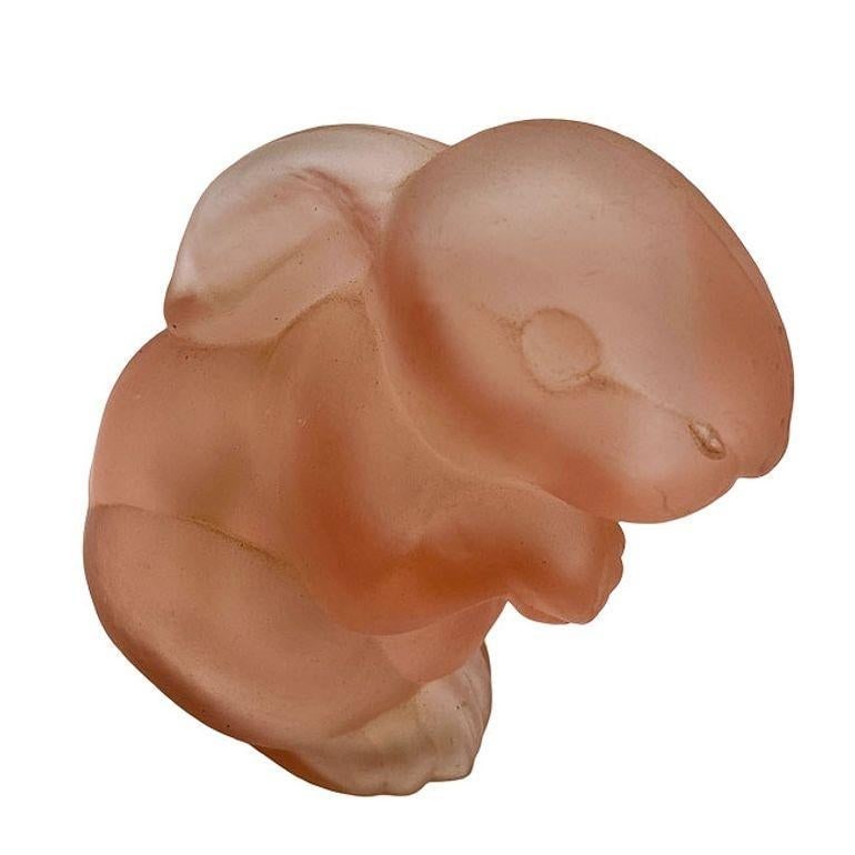 Set of 11 Rare Modernist Glass & Lucite Bunny Rabbit Figural Collection - 11