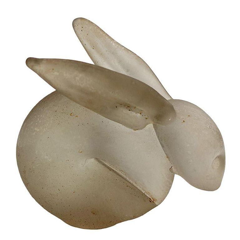 Set of 11 Rare Modernist Glass & Lucite Bunny Rabbit Figural Collection - 12