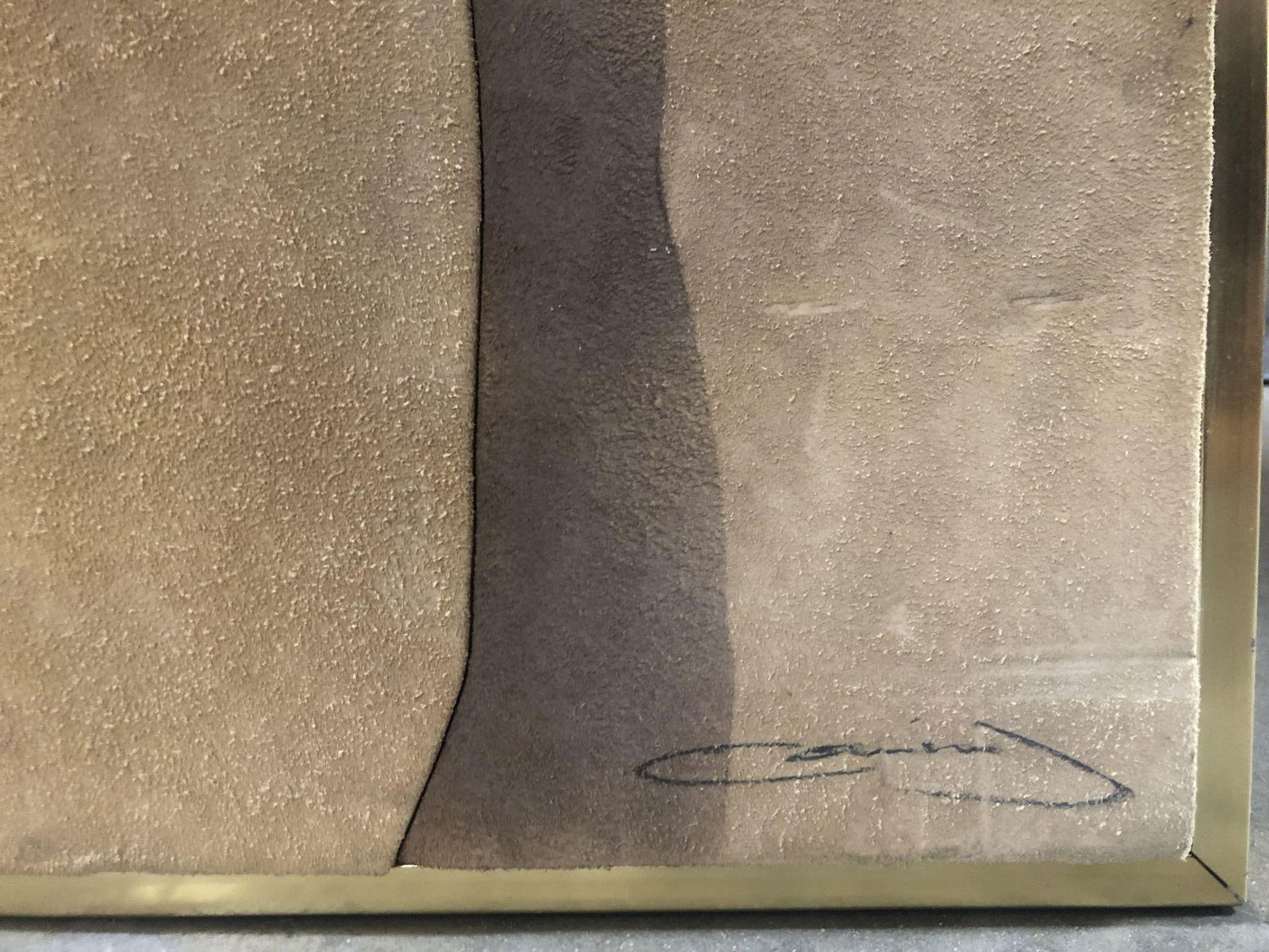 Large Suede Tropical Toucan Suede Wall Art, Signed - 6