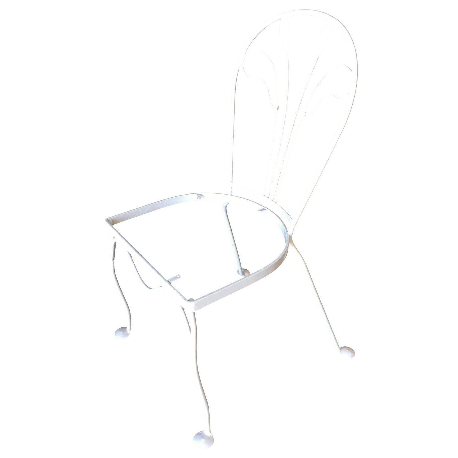 Woodard Tropical Leaf Iron Patio/Outdoor Lounge Chair, Set of Four - 2