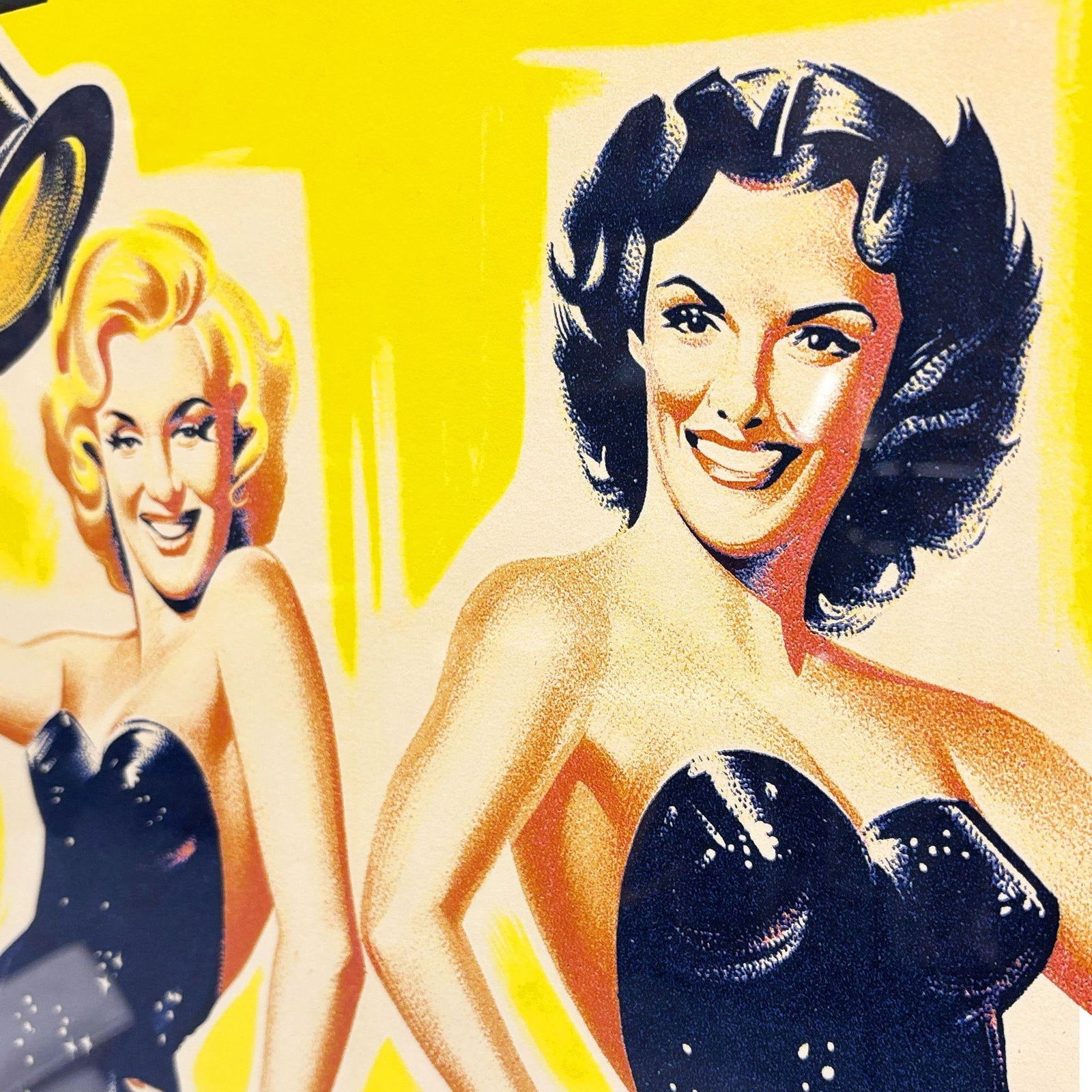 Reissue French 1953 "Gentlemen Prefer Blondes" Marilyn Monroe Framed Poster - 3