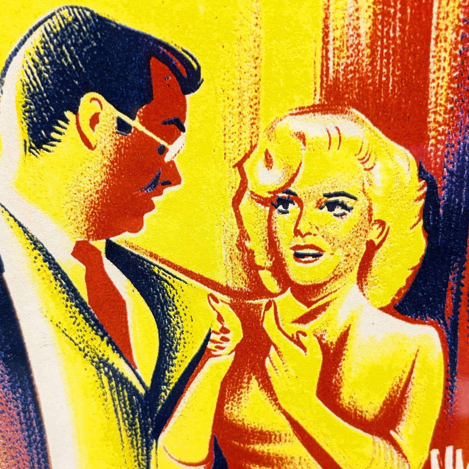 Reissue French 1953 "Gentlemen Prefer Blondes" Marilyn Monroe Framed Poster - 4