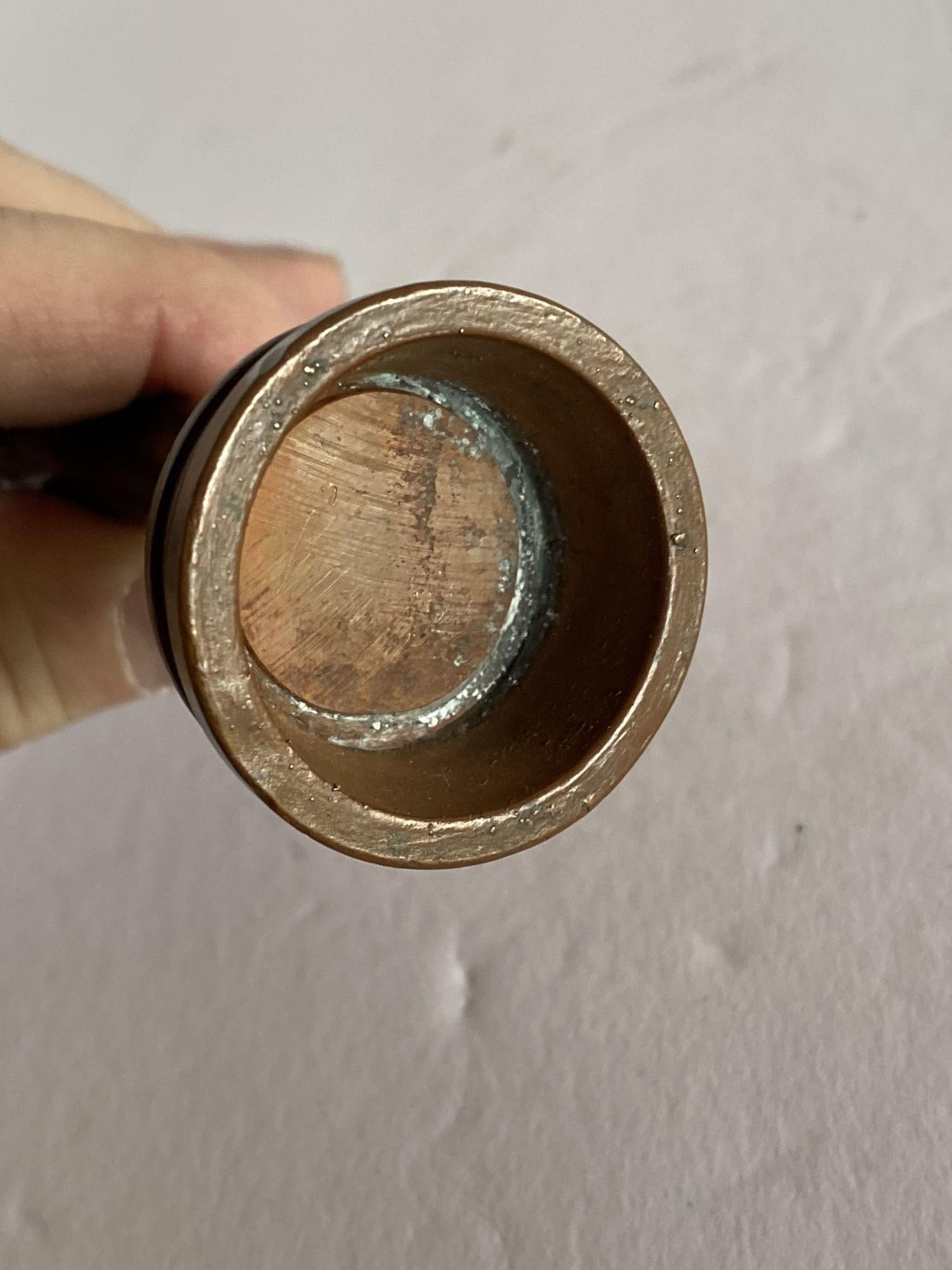 Bronze Female Nymph Art Nouveau Letter Wax Seal Stamp, France, 1900 - 6