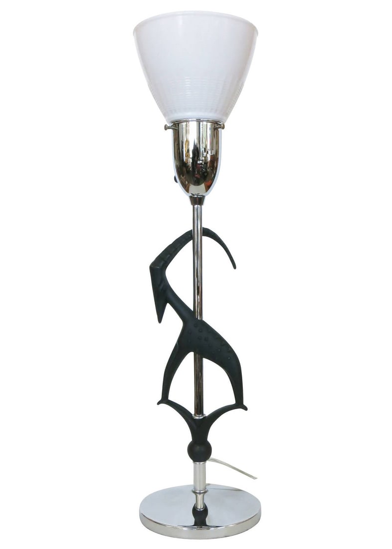 Midcentury Gazelle Table Lamps, Pair by Rembrandt - 9