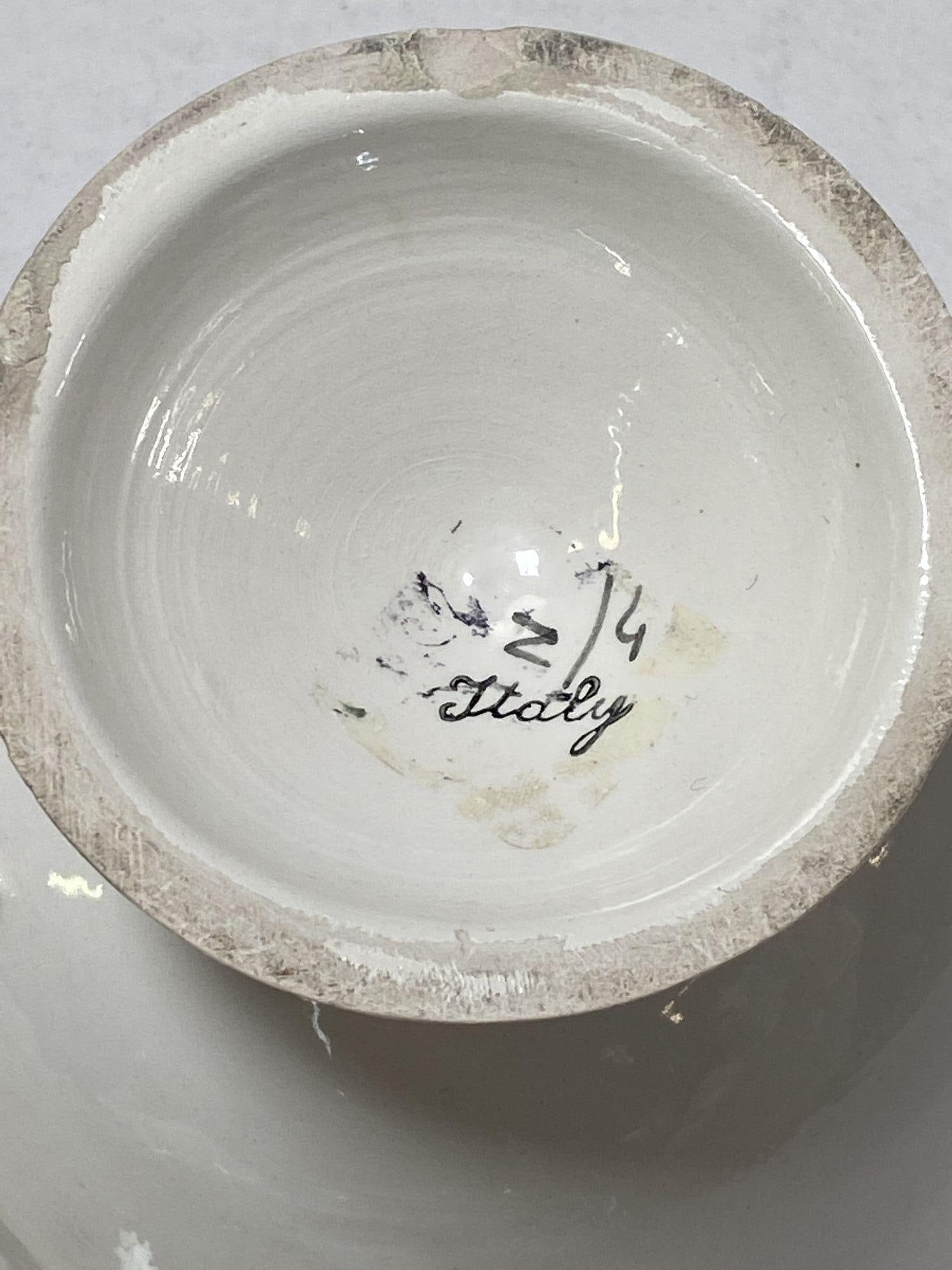 1910's Italian Ivory and Gold Sugar Holders/ Bowls with Lid - 3