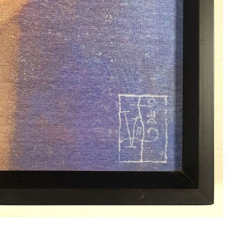 Alberto Valdés Abstract Figurative Portrait Canvas Board Print, Framed - 4