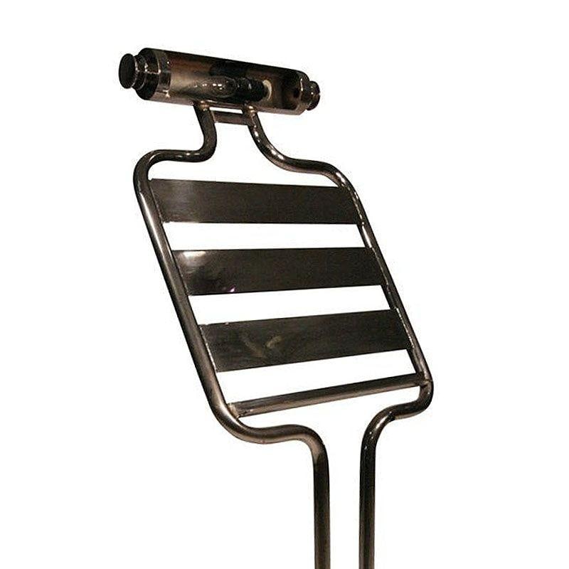 Mid-century Italian Chrome Sheet Music Book Stand w/ Reading Light, 5 Available - 5