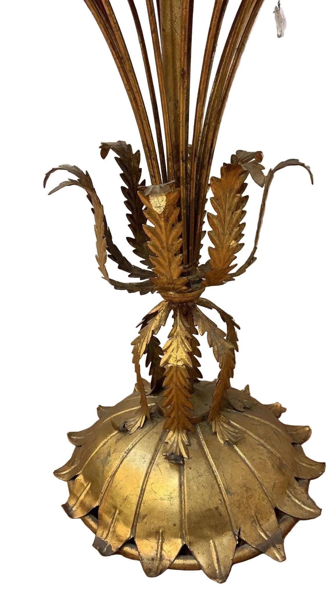 MCM Italian Side Table with Mirrored Top - 3