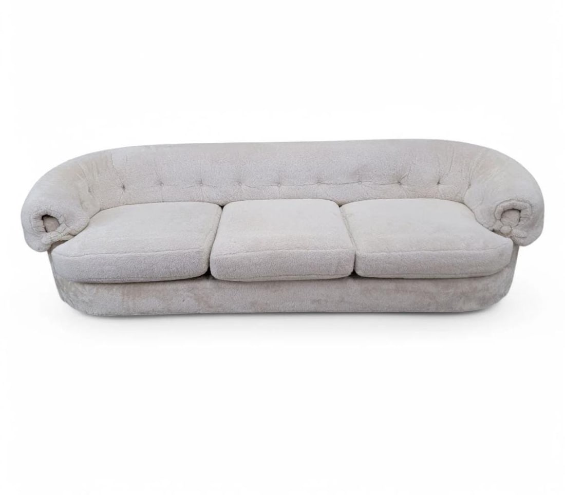 MCM Cream Teddy Bear Sofa by Schweiger Industries - 7