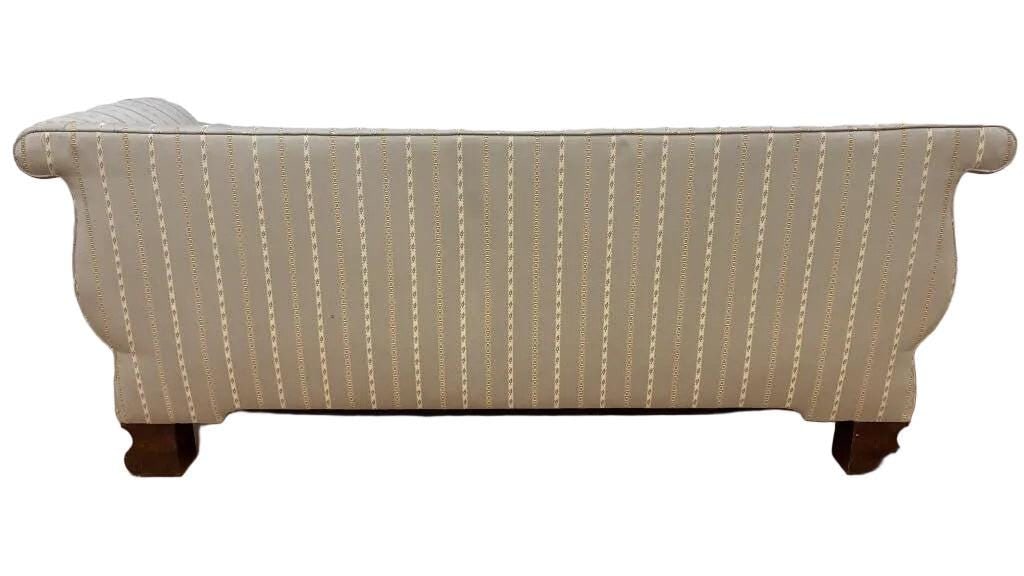 Antique Biedermeier Style Carved Goose Sofa - 7