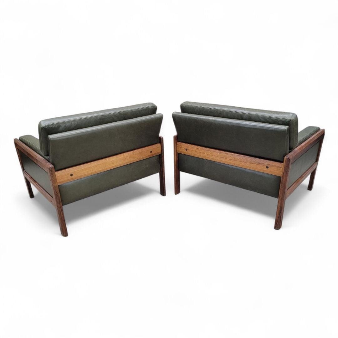 Mid Century Danish Vatne Mobler Sofa & Club Chairs Newly Reupholstered - 9