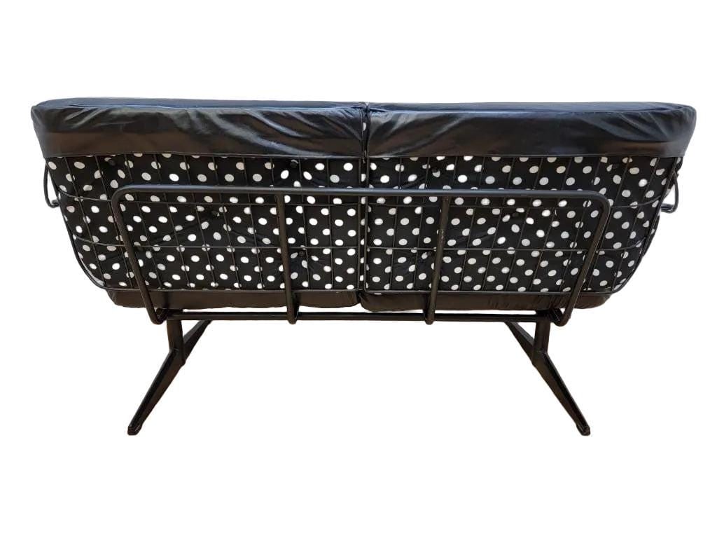 MCM Loveseat, 2 Lounge Chairs and Ottoman Newly Reupholstered by Homecrest - 5