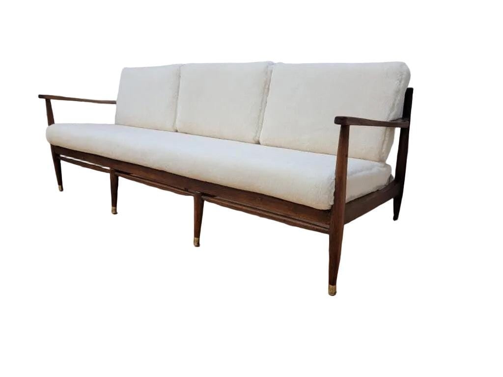 Danish Modern Sofa by Ib Kofod-Larsen Newly Reupholstered - 2