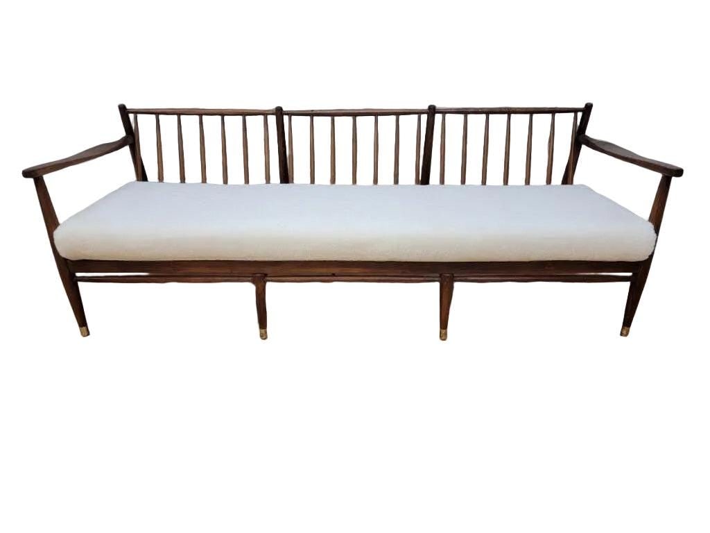 Danish Modern Sofa by Ib Kofod-Larsen Newly Reupholstered - 4