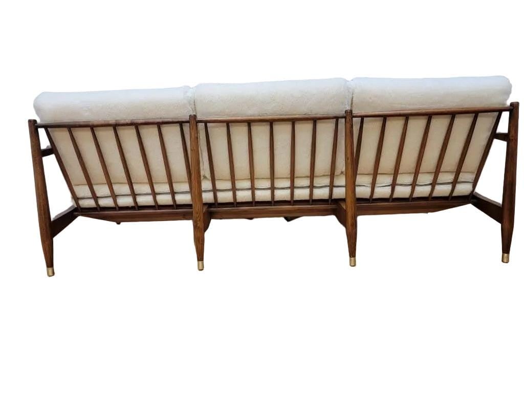 Danish Modern Sofa by Ib Kofod-Larsen Newly Reupholstered - 6