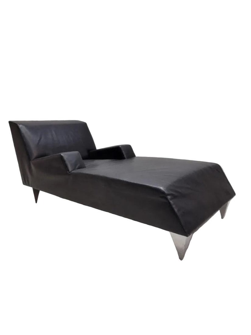 Vintage Chair and Chaise Lounge by Catherine Chanicci - 2 Piece Set - 8