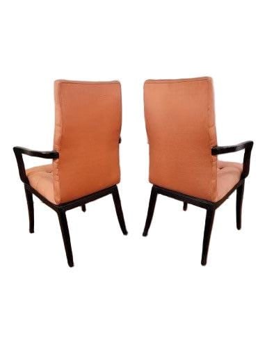 MCM High Back Button Tufted Dining Chairs by Directional - 12 - 7