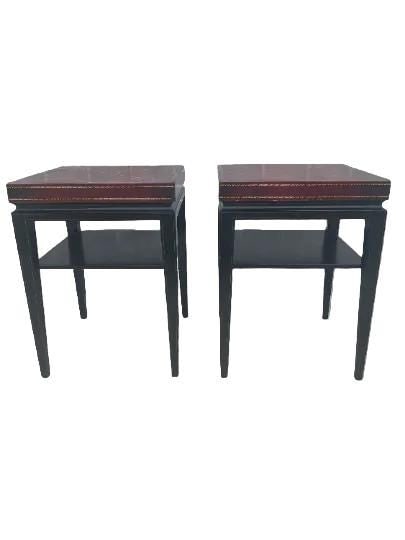 Hollywood Regency Tommi Parzinger Occasional Side Tables - Pair - 2
