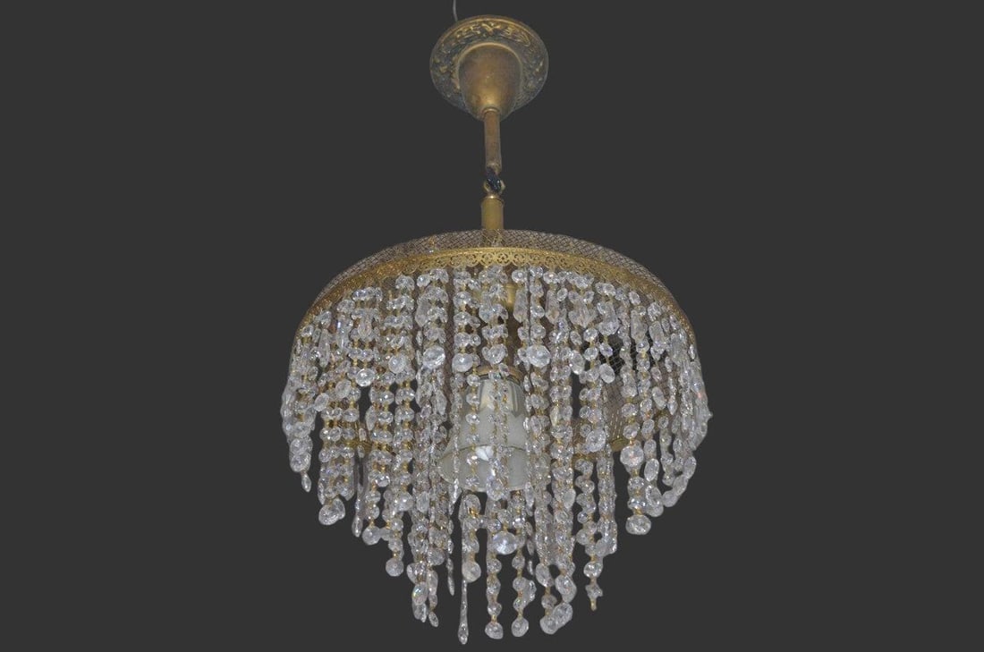 Vintage Austrian Crystal Chandelier - 2