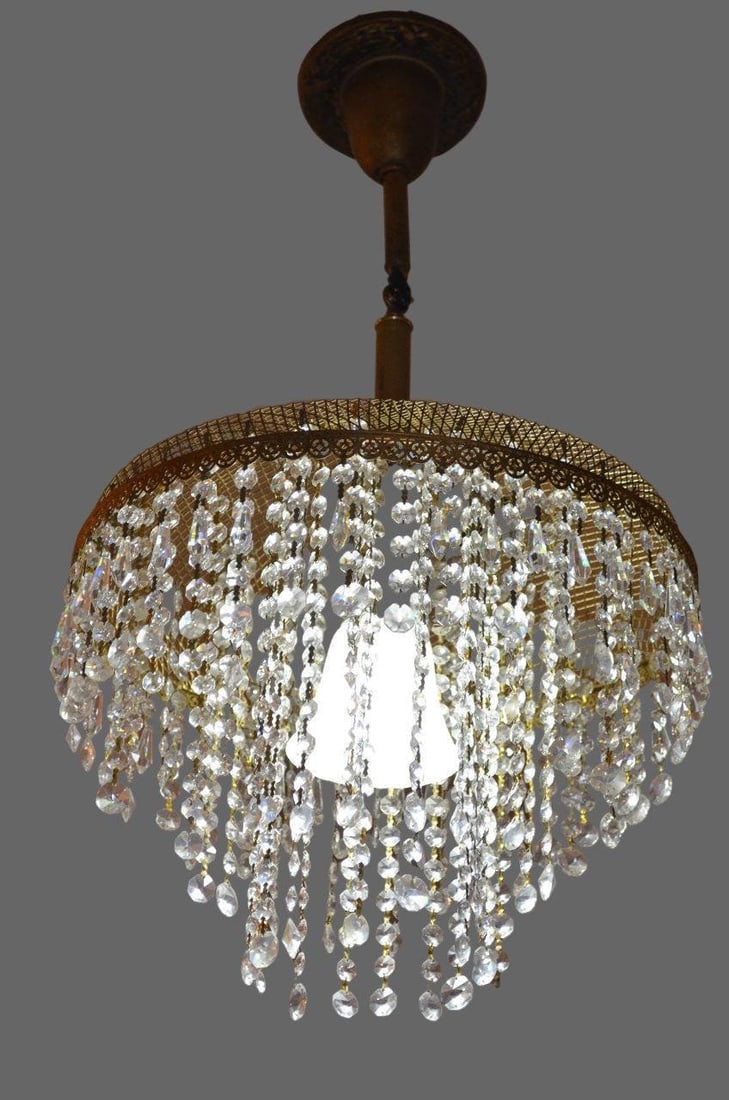 Vintage Austrian Crystal Chandelier - 4