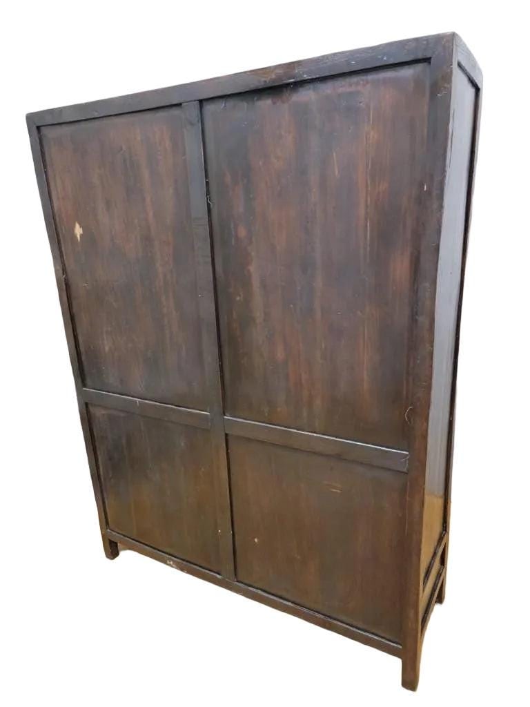 Antique Shanxi Province Elm Open Shelf Display Cabinet - 3